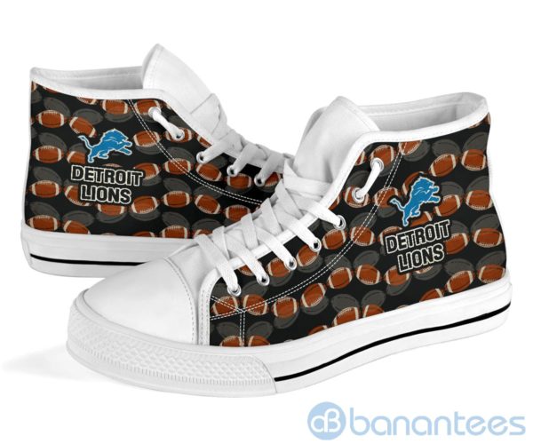 Ball Types Detroit Lions High Top Shoes Product Photo