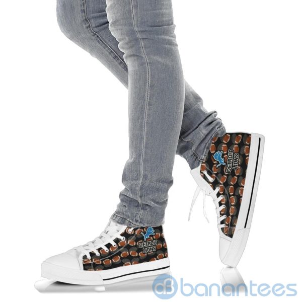 Ball Types Detroit Lions High Top Shoes Product Photo