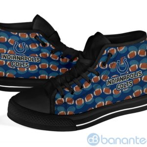 Ball Types Indianapolis Colts High Top Shoes Product Photo