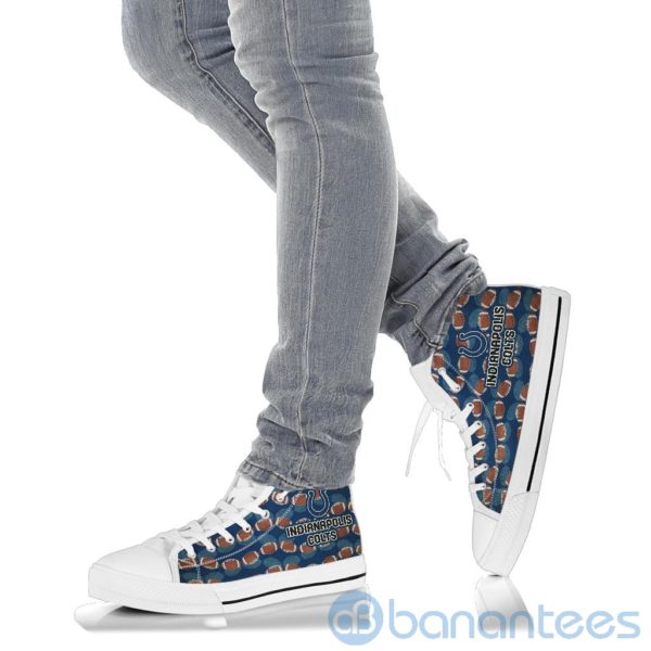 Ball Types Indianapolis Colts High Top Shoes Product Photo