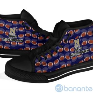 Ball Types Navy Midshipmen High Top Shoes Product Photo