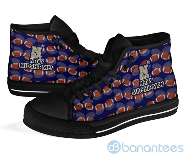 Ball Types Navy Midshipmen High Top Shoes Product Photo