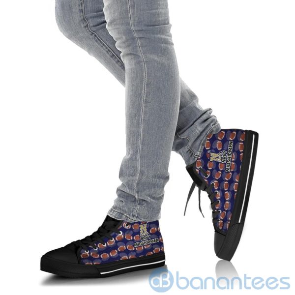 Ball Types Navy Midshipmen High Top Shoes Product Photo