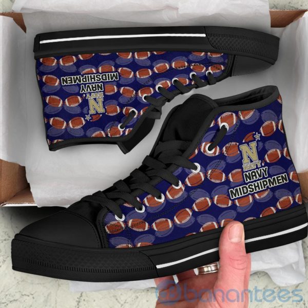 Ball Types Navy Midshipmen High Top Shoes Product Photo