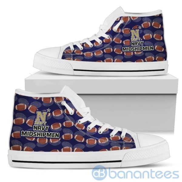 Ball Types Navy Midshipmen High Top Shoes Product Photo