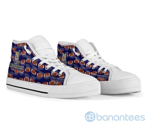 Ball Types Navy Midshipmen High Top Shoes Product Photo