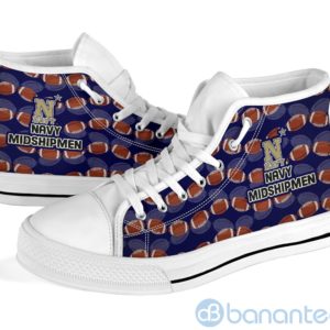Ball Types Navy Midshipmen High Top Shoes Product Photo