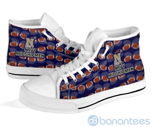 Ball Types Navy Midshipmen High Top Shoes Product Photo
