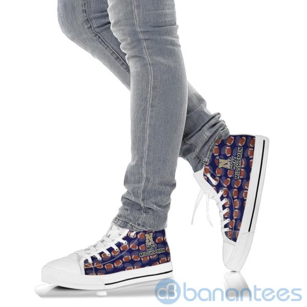 Ball Types Navy Midshipmen High Top Shoes Product Photo