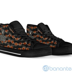 Ball Types Oakland Raiders High Top Shoes Product Photo