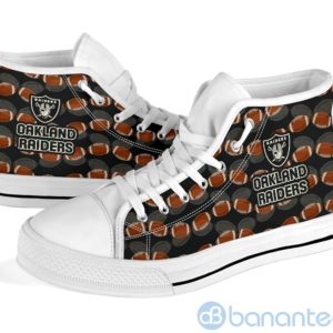 Ball Types Oakland Raiders High Top Shoes Product Photo