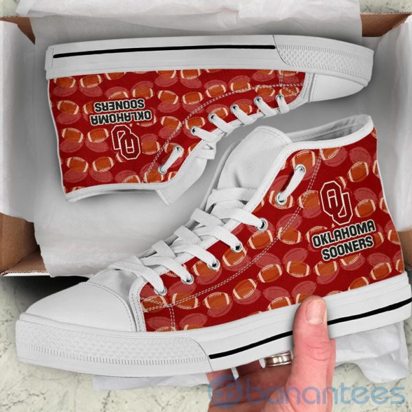 Ball Types Oklahoma Sooners High Top Shoes Product Photo