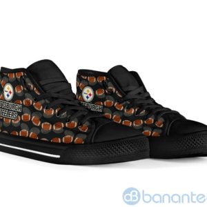 Ball Types Pittsburgh Steelers High Top Shoes Product Photo