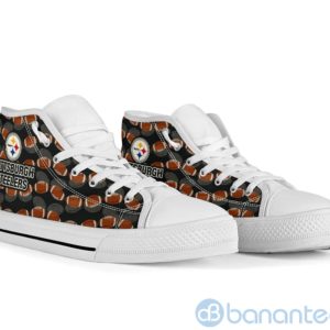 Ball Types Pittsburgh Steelers High Top Shoes Product Photo
