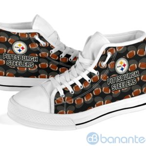 Ball Types Pittsburgh Steelers High Top Shoes Product Photo