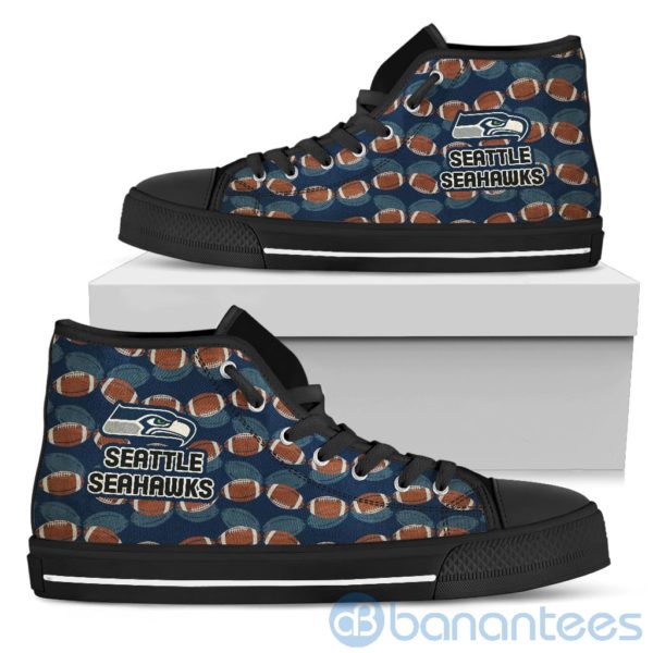 Ball Types Seattle Seahawks High Top Shoes Product Photo