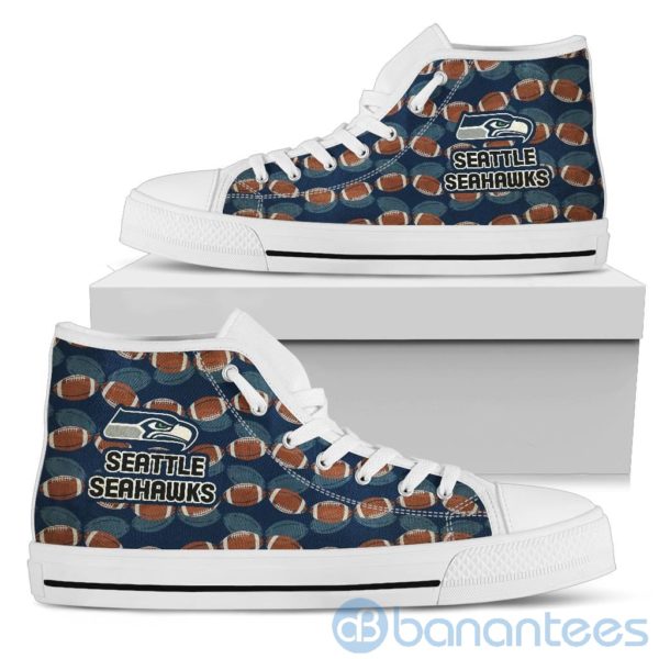 Ball Types Seattle Seahawks High Top Shoes Product Photo