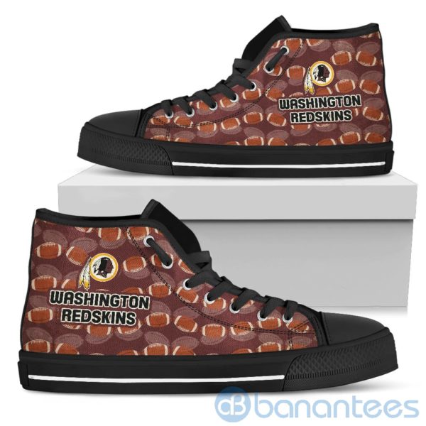 Ball Types Washington Redskins High Top Shoes Product Photo