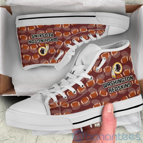 Ball Types Washington Redskins High Top Shoes Product Photo