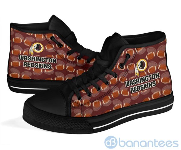 Ball Types Washington Redskins High Top Shoes Product Photo