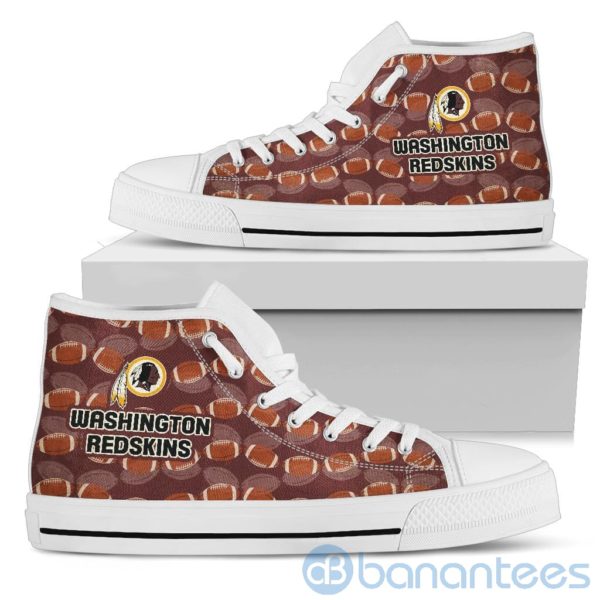 Ball Types Washington Redskins High Top Shoes Product Photo