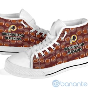 Ball Types Washington Redskins High Top Shoes Product Photo