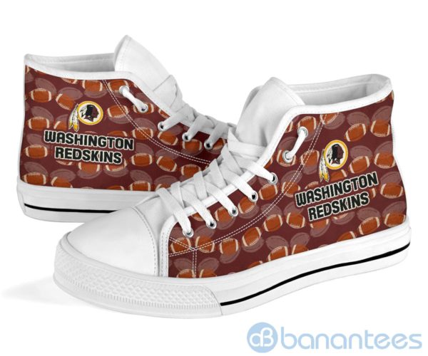 Ball Types Washington Redskins High Top Shoes Product Photo