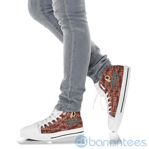 Ball Types Washington Redskins High Top Shoes Product Photo