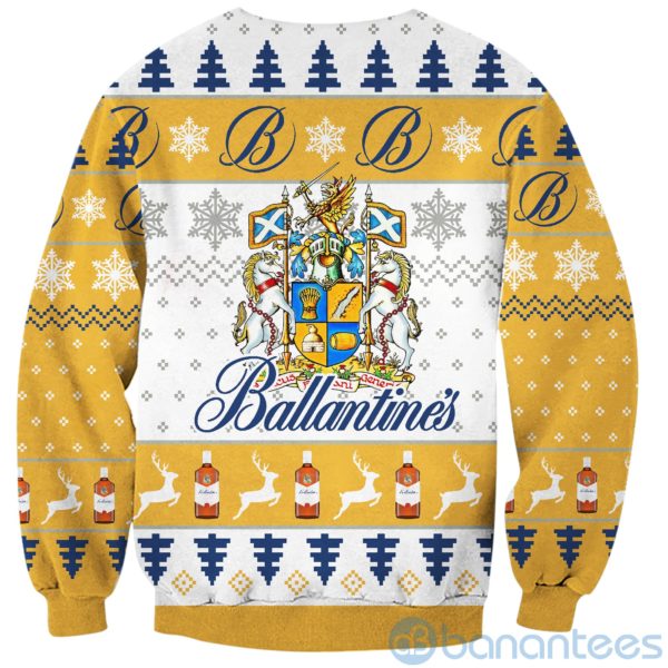 Ballantine's Ugly Christmas All Over Printed 3D Hoodie Sweatshirt Product Photo