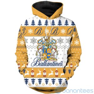 Ballantine's Ugly Christmas All Over Printed 3D Hoodie Sweatshirt Product Photo