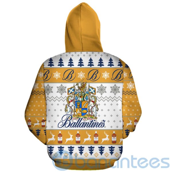 Ballantine's Ugly Christmas All Over Printed 3D Hoodie Sweatshirt Product Photo