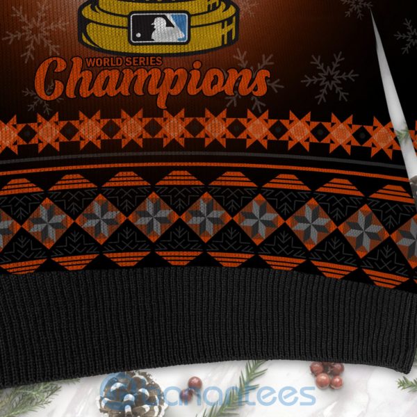 Baltimore Orioles World Series Champions Ugly Christmas 3D Sweater Product Photo