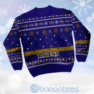 Baltimore Ravens Mickey Mouse Funny Ugly Christmas 3D Sweater Product Photo