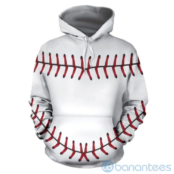 Baseball All Over Printed 3D Hoodie Product Photo