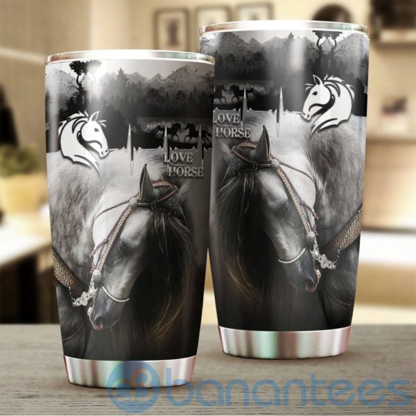 Beautiful Horse White Horse Tumbler Product Photo