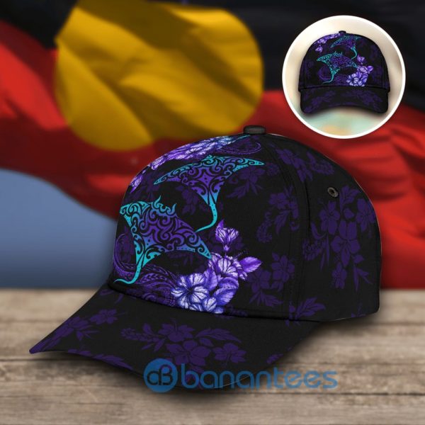 Beautiful Ray Hibiscus Hawaii All Over Printed 3D Cap Product Photo
