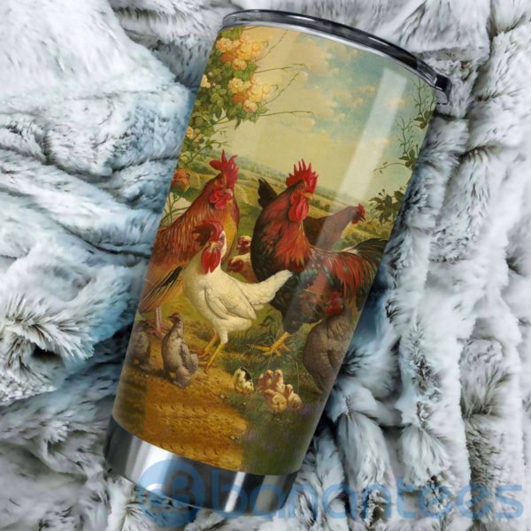 Beautiful Rooster Farm Lover Tumbler Product Photo