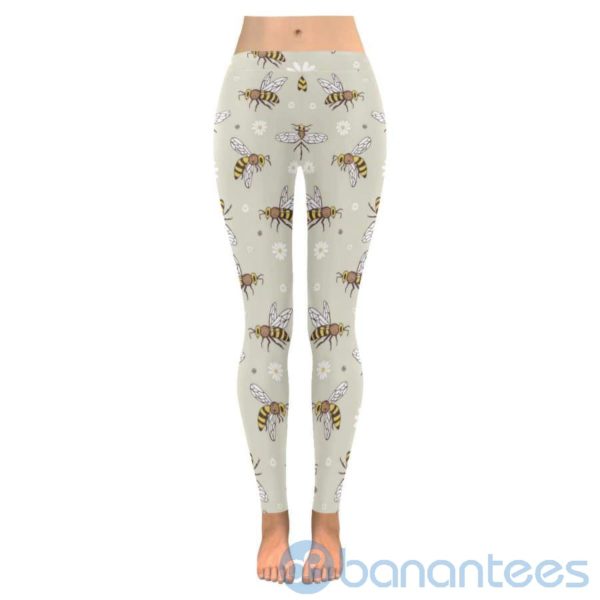 Bee And Flower Leggings For Women Product Photo