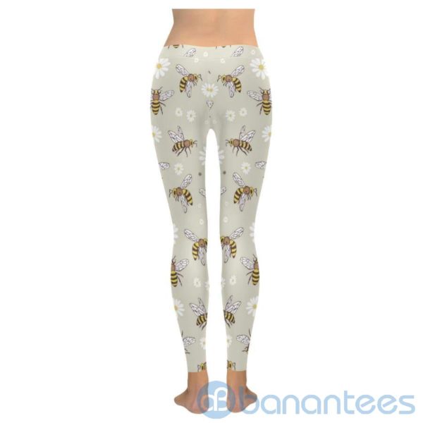 Bee And Flower Leggings For Women Product Photo