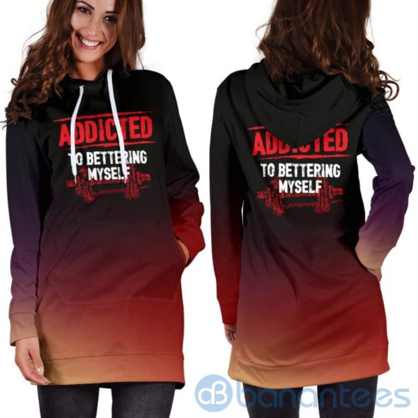 Bettering Myself Hoodie Dress For Women Product Photo