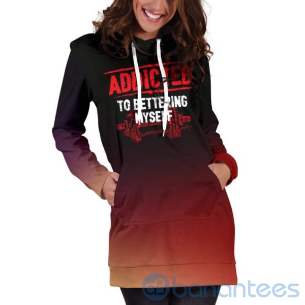 Bettering Myself Hoodie Dress For Women Product Photo