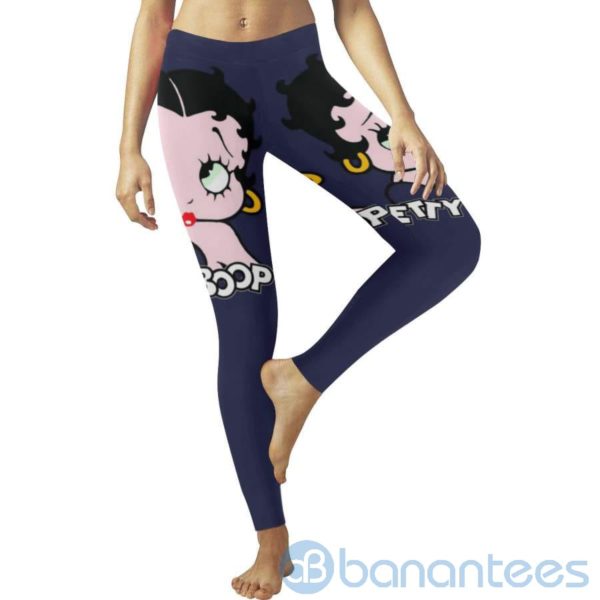 Betty Boop Cartoon Leggings For Women Product Photo