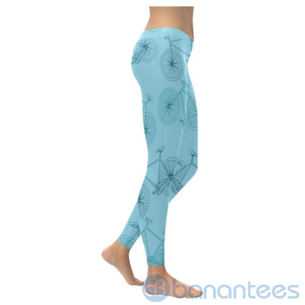 Bicycle Light Blue Leggings For Women Product Photo