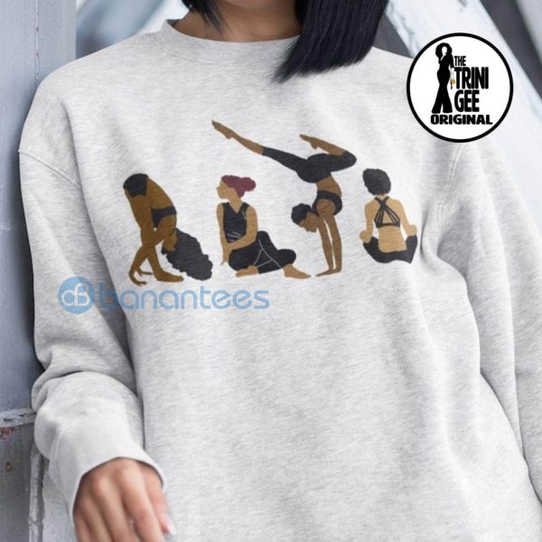 Black Girls Yoga Graphic Sweatshirt For Men And Women Product Photo