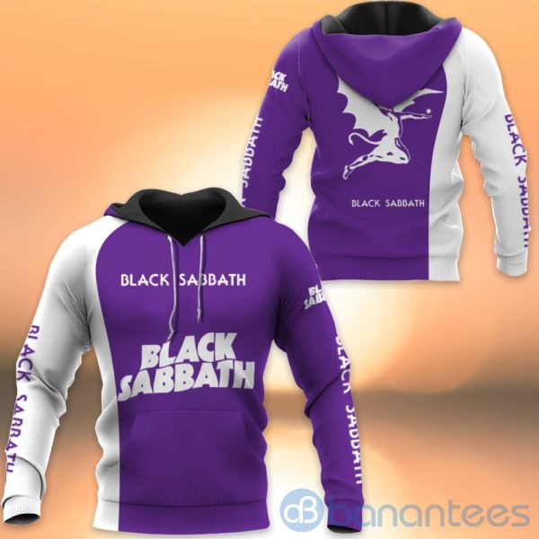 Black Sabbath Team Purple All Over Printed Hoodies Zip Hoodies Product Photo