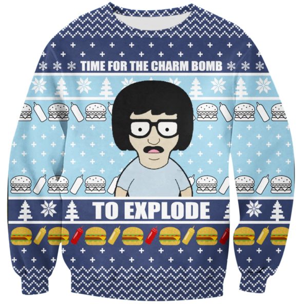 Bob's Burgers Ugly Christmas All Over Printed 3D Sweatshirt Product Photo
