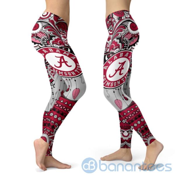 Boho Style Alabama Crimson Tide Leggings For Women Product Photo