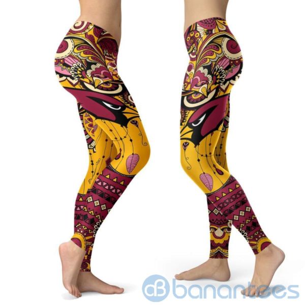 Boho Style Arizona Cardinals Leggings For Women Product Photo