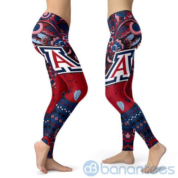Boho Style Arizona Wildcats Leggings For Women Product Photo