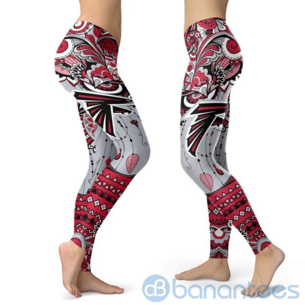 Boho Style Atlanta Falcons Leggings For Women Product Photo